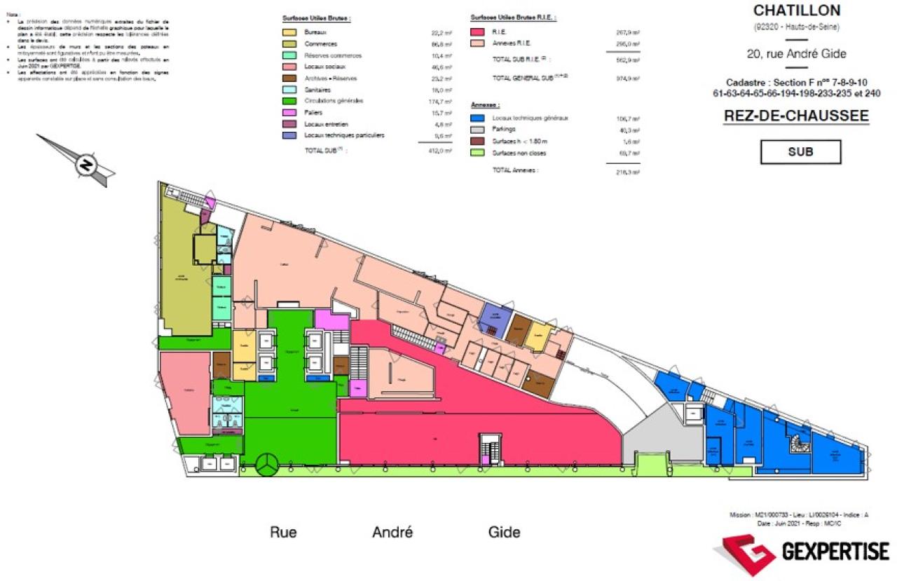 Bureau Châtillon 10833m² Location bureau Châtillon Hauts-de-Seine OLBUR2530076 16